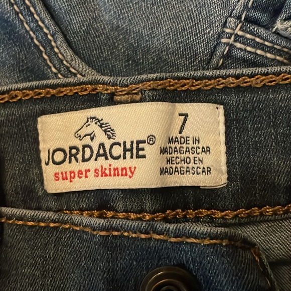 Bundle of Girls Jeans (with belts) Size 6-7 - Picture 5 of 7